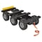 Vestil Black All Terrain Eight Wheel Dolly 1000 lb Capacity ALL-T-D6W-1000 - alternate 1